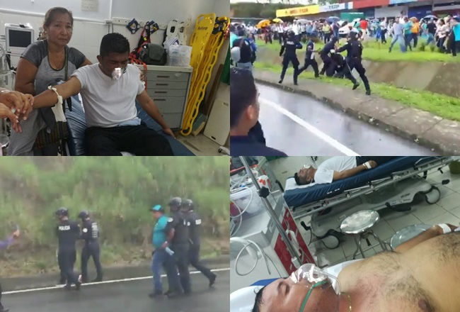Manifestation d'enseignants réprimées au Panama