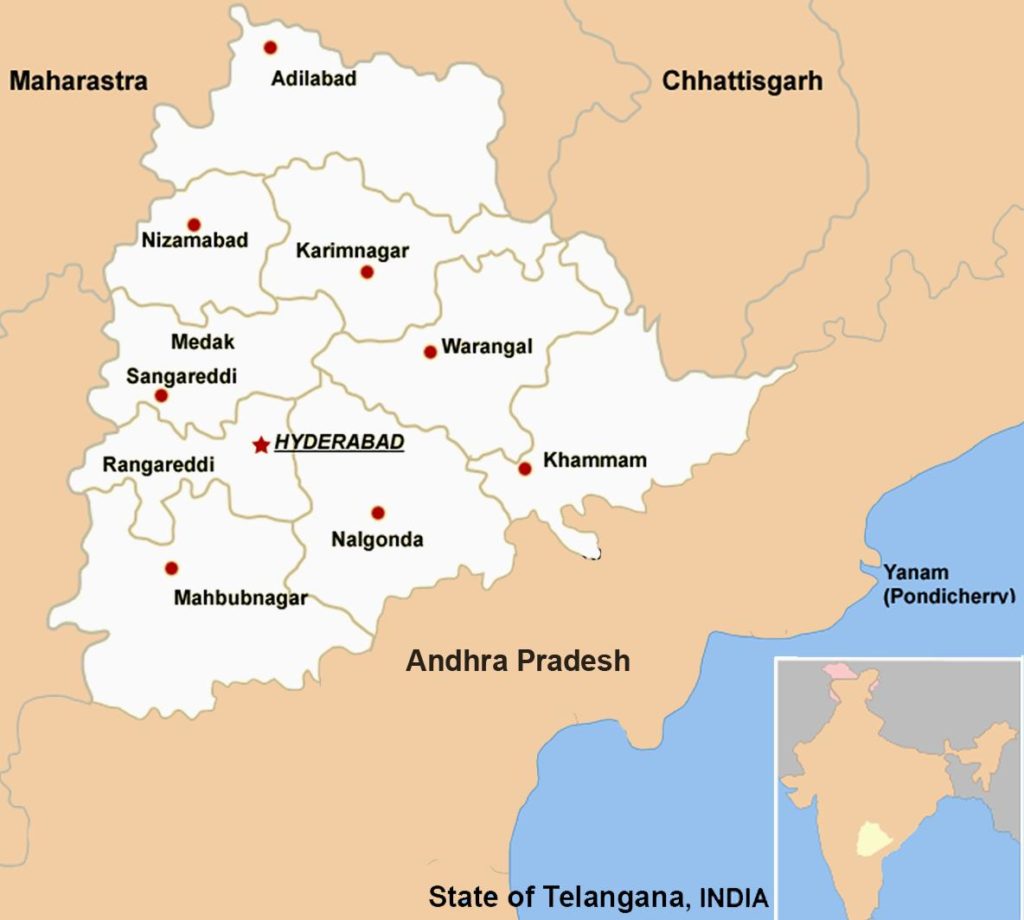 Etat du Telengana Etat du Telengana