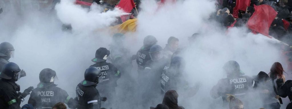 Les affrontements à Hambourg