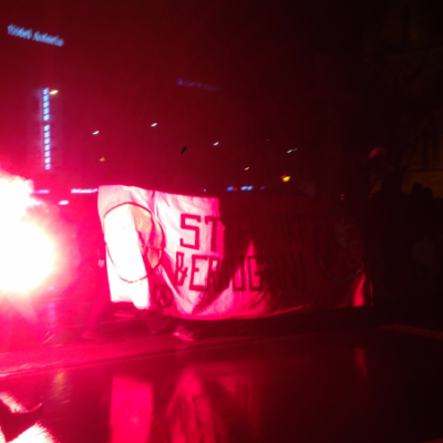 La manifestation nocturne du 12 janvier