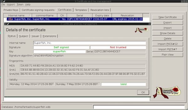 Superfish, un logiciel malveillant préinstallé par Lenovo sur ses ordinateurs portables