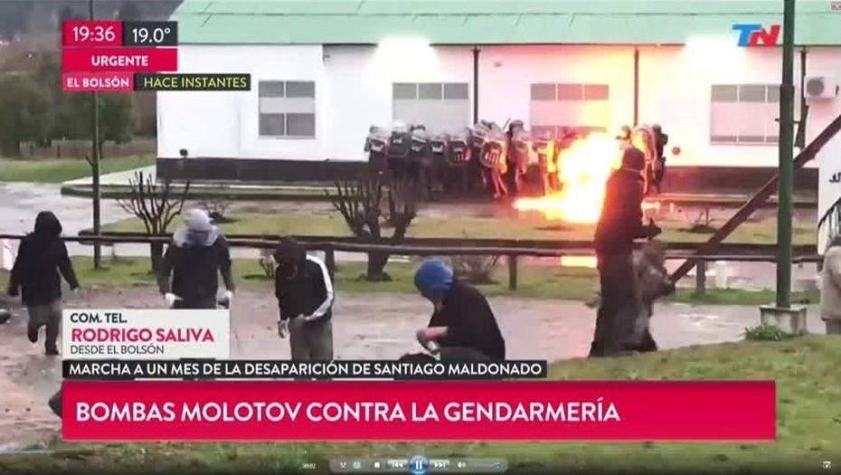 Affrontements à el Bolson