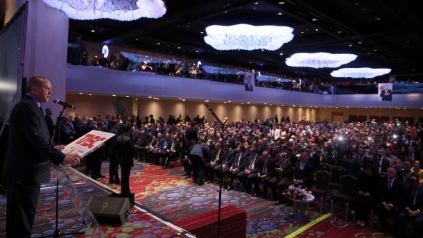 Le meeting d'Erdogan à New-York