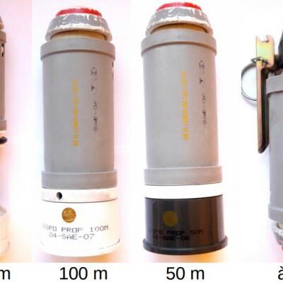 Les grenades assourdissantes en usage dans la polie française