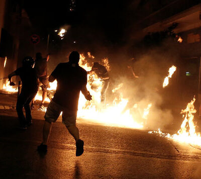 Affrontements à Athènes