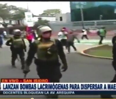 Affrontements avant-hier à Lima