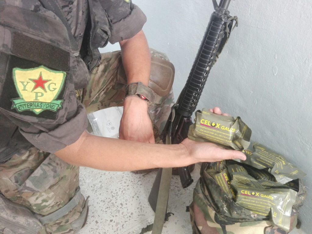 Le Celox reçu par l'Antifa Tabur