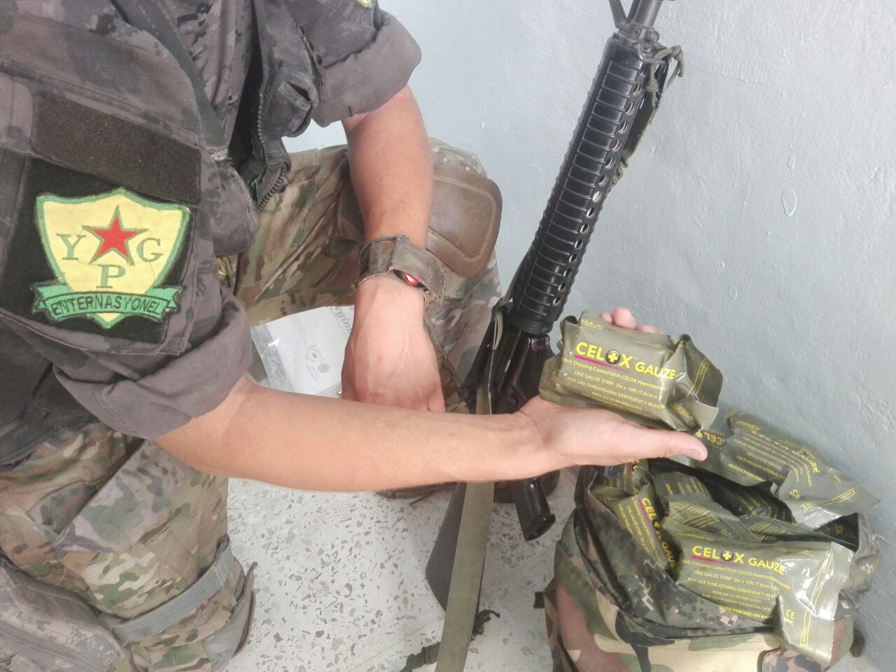 Le Celox reçu par l'Antifa Tabur