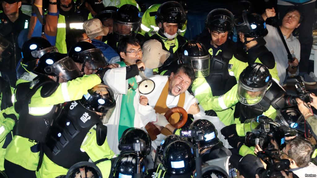 Affrontements à Seongju