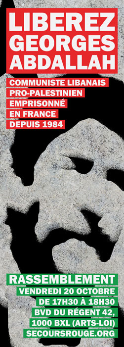 Affiche pour la manifestation du 20 octobre