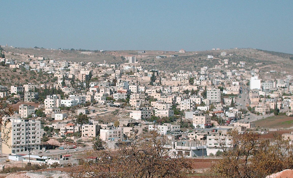 La ville de Tubas, au nord-Est de la Cisjordanie La ville de Tubas, au nord-Est de la Cisjordanie