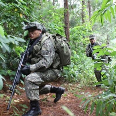 Militaires en opération de contre-guérilla dans la région VRAEM (archive)