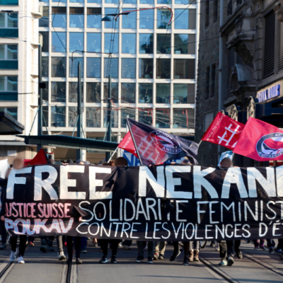 Manifestation pour Nekane à Genève (archive)