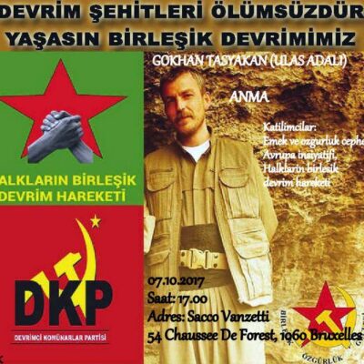 Soirée d'hommage à Gokhen Tasyakan