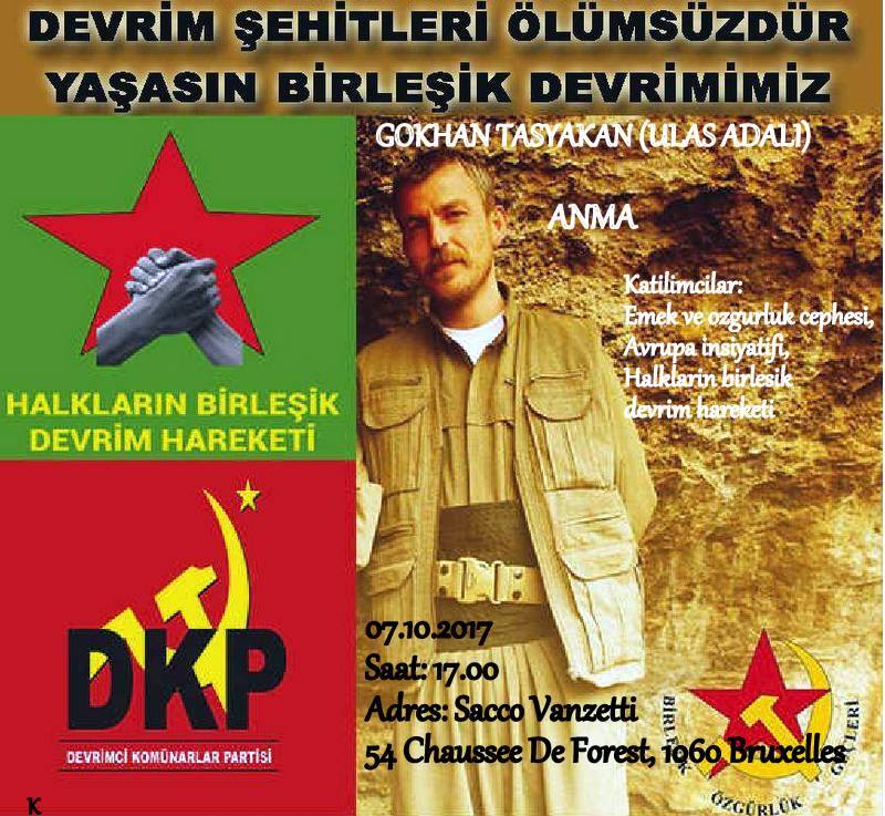 Soirée d'hommage à Gokhen Tasyakan