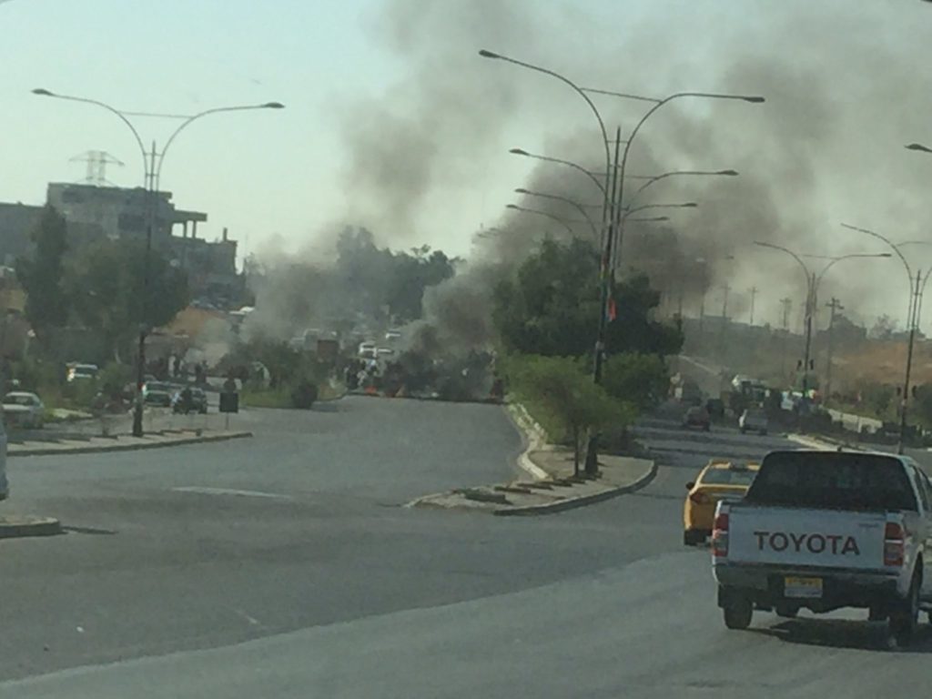 La tension est palpable à Kirkouk. Crédit @jenanmoussa
