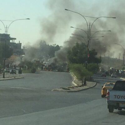La tension est palpable à Kirkouk. Crédit @jenanmoussa