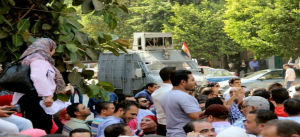 Manifestation pour la libération des syndicalistes prisonniers