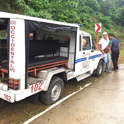 La patrouilleuse mitraillée hier