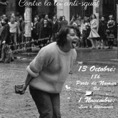 Manifestation contre la loi anti-squat