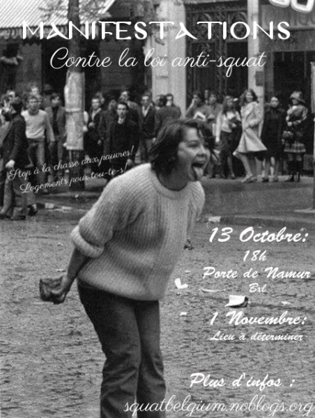 Manifestation contre la loi anti-squat