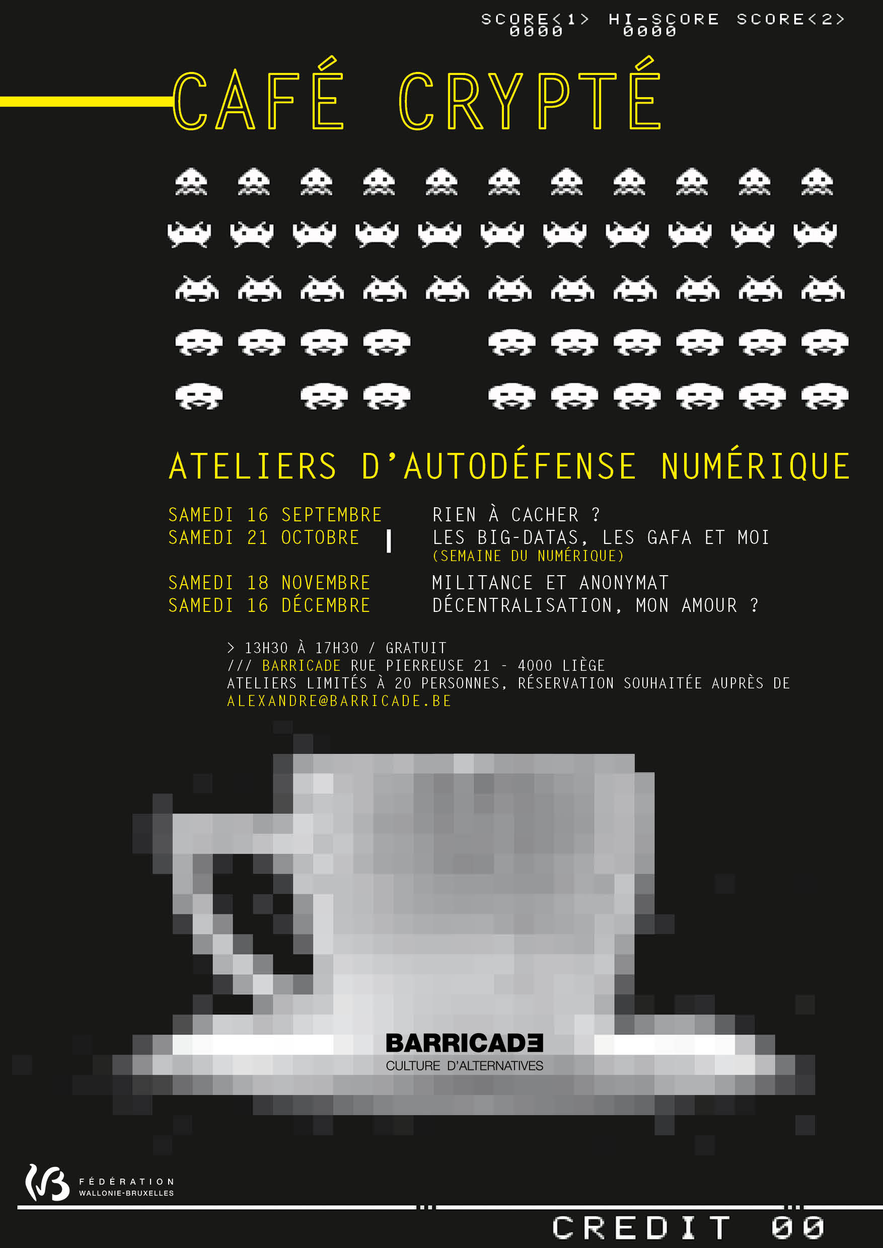 Café crypté liège