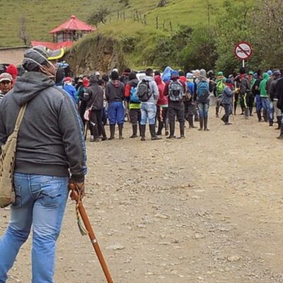 Manifestation autochtone dans le Cauca