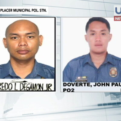 Les deux policiers capturés par la guérilla