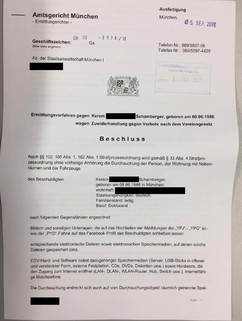 Perquisition pour une photo sur Facebook