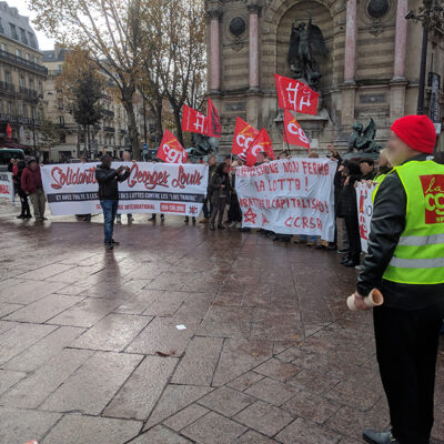 Au rassemblement à Paris en novembre 2017.