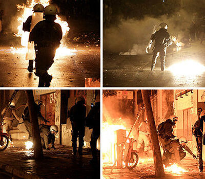 Les affrontements de vendredi soir à Athènes