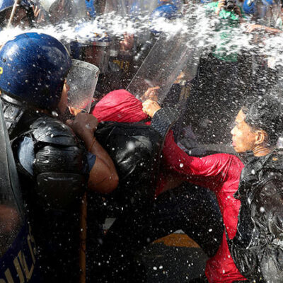 Les affrontements à Manille