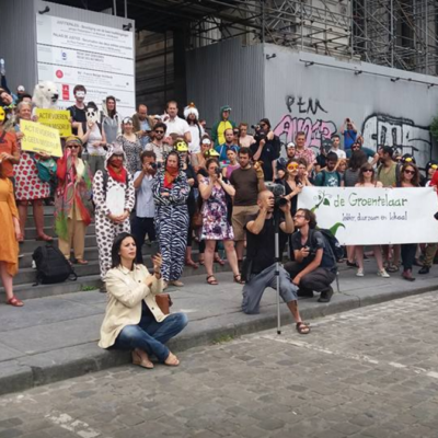 Le précédent rassemblement pour les inculpés