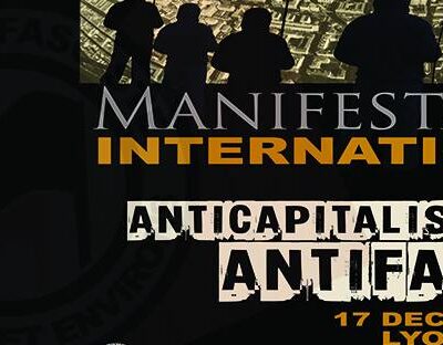 Manif antifa internationale à Lyon