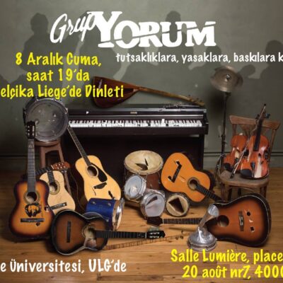 Concert Grup Yorum en solidarité avec Erdal Gokoglu