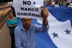 Manifestation de l'opposition au Honduras