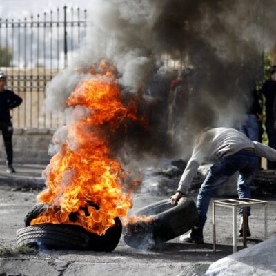 Heurts dimanche à Bethléem