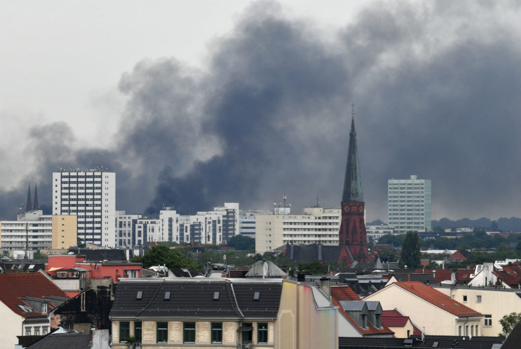 Hambourg pendant le G20