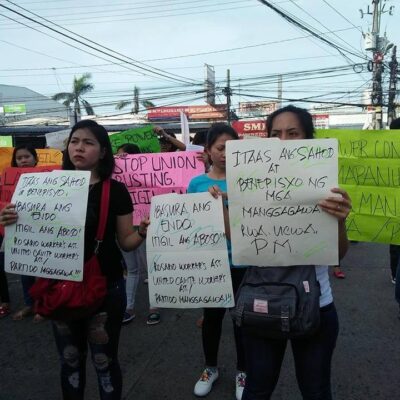 Grévistes de la société Lakepower Converter Inc.