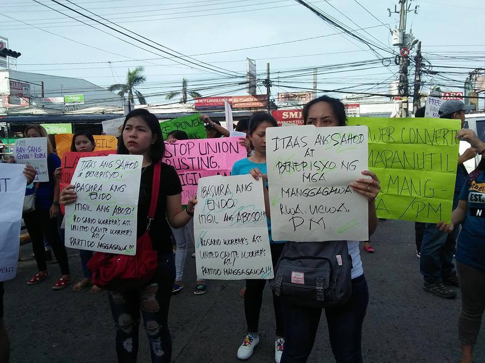 Grévistes de la société Lakepower Converter Inc.