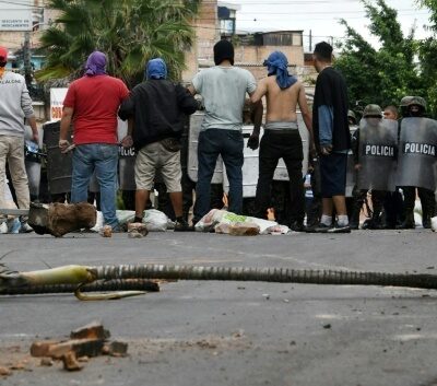 Manifestation au Honduras