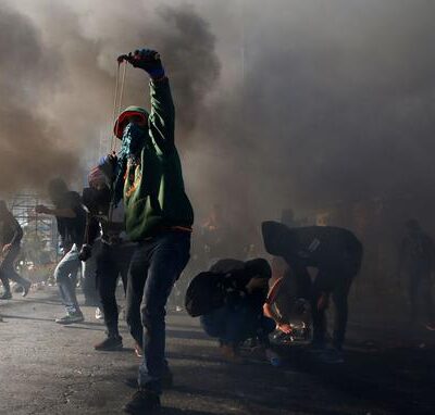 Manifestants à Ramallah ce vendredi