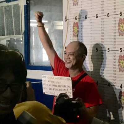 George San Mateo, président du syndicat de chauffeurs PISTON