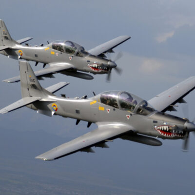 Super Tucano de l'aviation colombienne