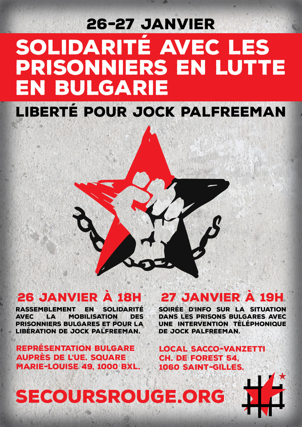 Solidarité avec les prisonniers en lutte en Bulgarie !