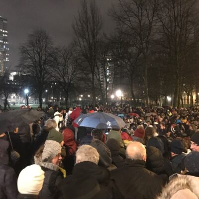 2500 personnes rassemblées contre les rafles