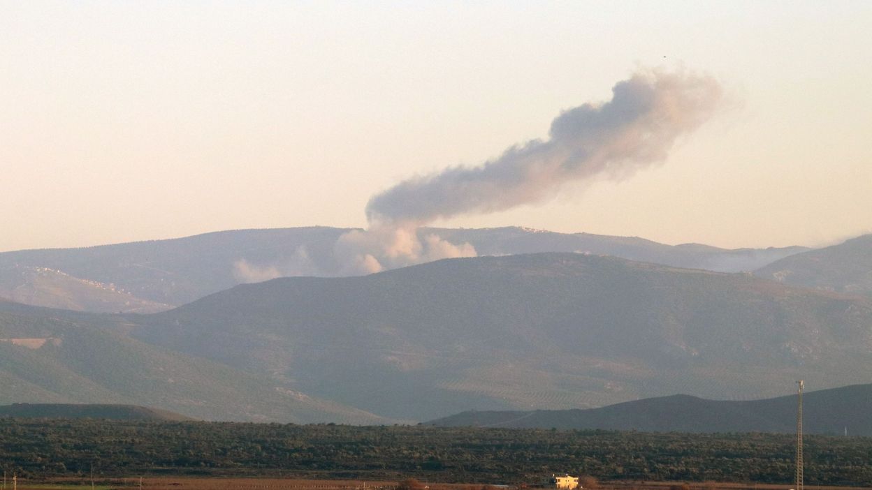 Bombardement turcs à Afrine