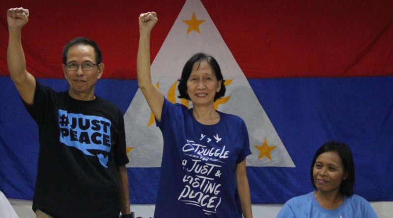 Le couple Wilma et Benito Tiamzon