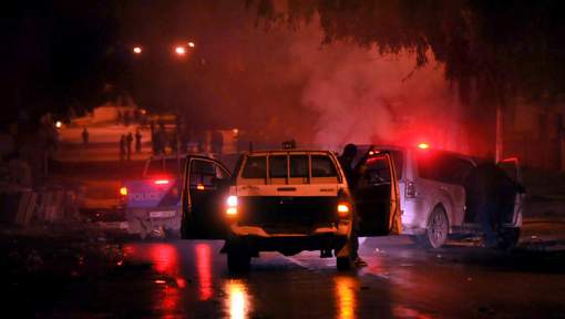 Les affrontements en Tunisie