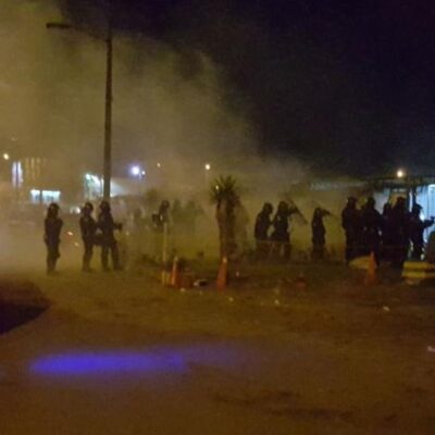 Affrontements à Bogota